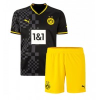 Fotbalové Dres Borussia Dortmund Sebastien Haller #9 Dětské Venkovní 2022-23 Krátký Rukáv (+ trenýrky)